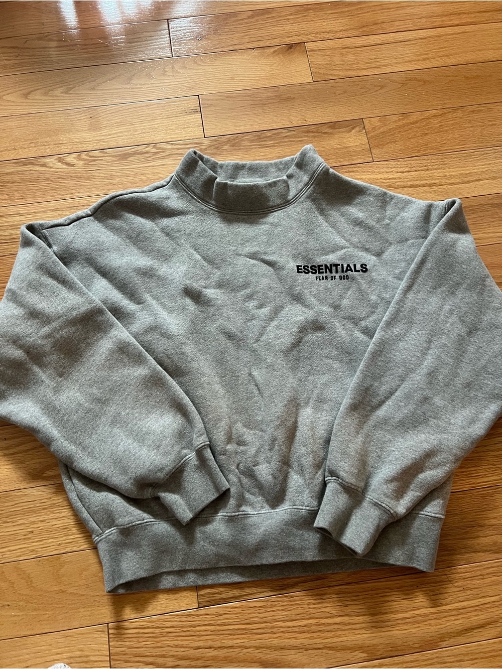Essential Fear Of God Gray Sweatshirt